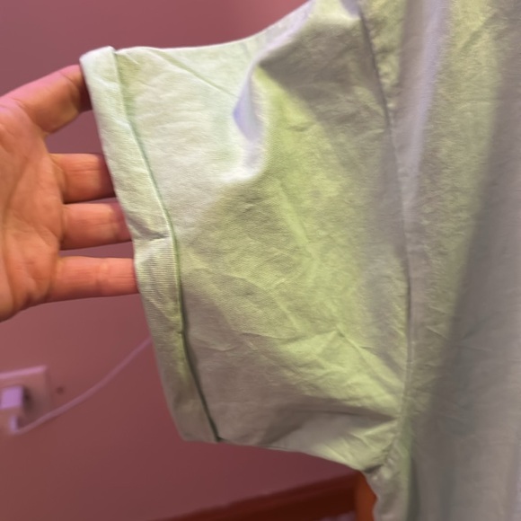 Waterfall Sage Washed Garment Dye Top size L New with tags - Picture 3 of 8